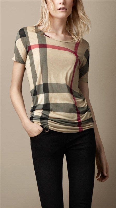 plaid burberry t shirt women& 39|Burberry men's shirts outlet.